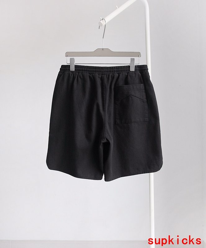 Side profile of Rhude luxury clothing with everyday silhouette