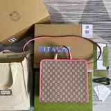 Close-up detail of sleek polished women's handbag – women's statement bag