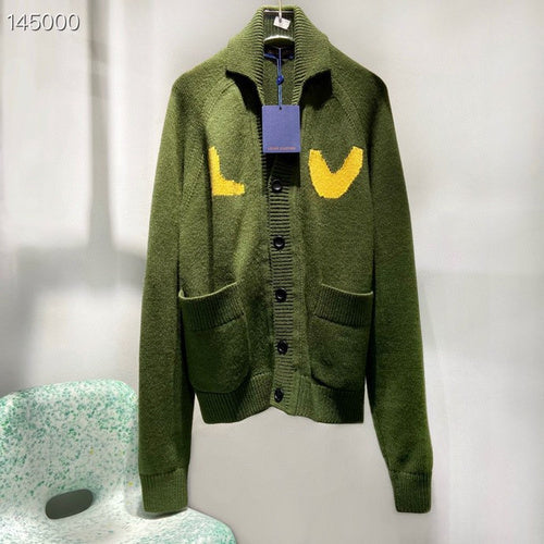 Front view of Louis Vuitton luxury clothing with relaxed-fit cut