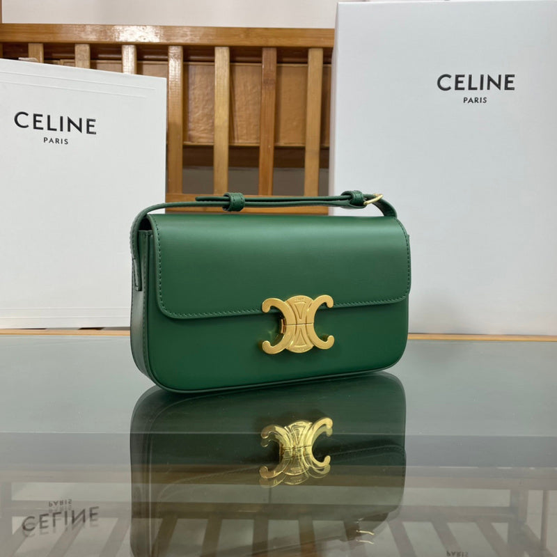 Front view of sleek classic women's handbag – women's everyday handbag