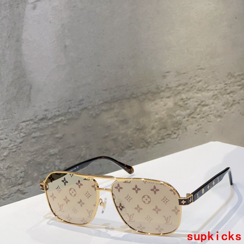 Angled view of Louis Vuitton unisex sunglasses