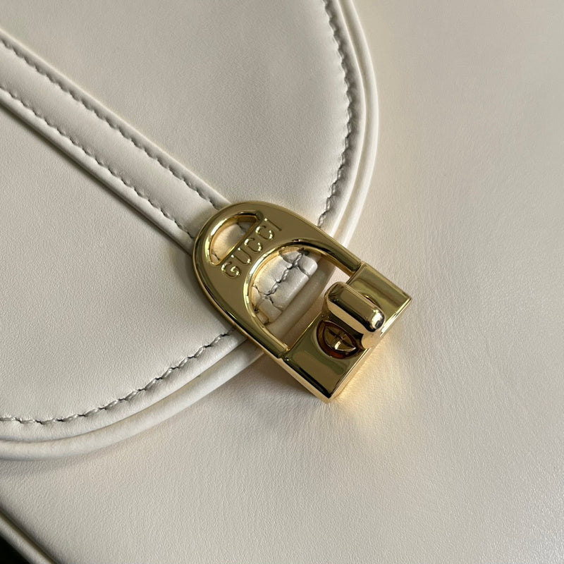 Back view of classic elevated women's handbag – women's luxury handbag