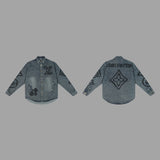Full styled look of Louis Vuitton luxury clothing with everyday silhouette