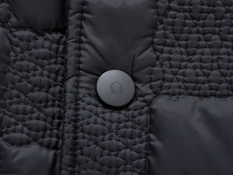 Back view of Louis Vuitton luxury clothing with monogram-inspired silhouette