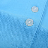 Side profile of Lacoste luxury clothing with tailored silhouette