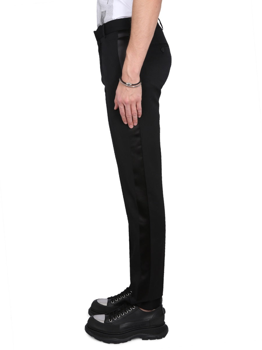 Alexander McQueen pants side profile designer luxury fashion