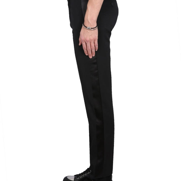Alexander McQueen pants side profile designer luxury fashion