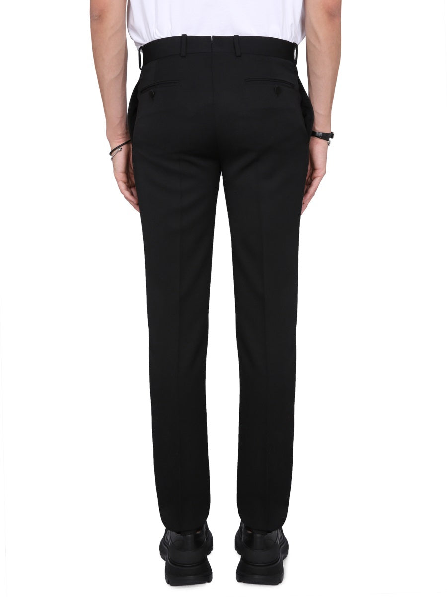 Alexander McQueen Pants? Alexander Mcqueen Men Wool Suit Pants Tailored Everyday Designer Pants