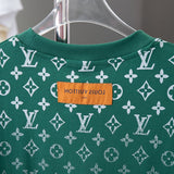 Back view of Louis Vuitton cotton t-shirt with signature branding