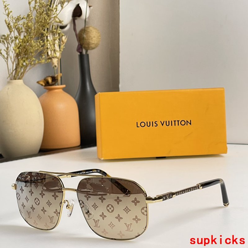 Front view of Louis Vuitton unisex sunglasses