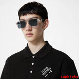 Side view of Louis Vuitton unisex sunglasses