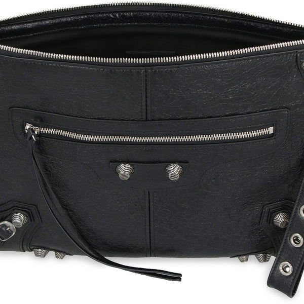 Balenciaga Bags? BALENCIAGA Mini Pouch Handbag with Decorative Studs Elegant Everyday Designer Handbag