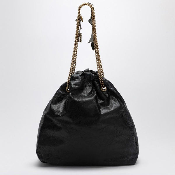 Balenciaga Bags- BALENCIAGA Crush Media Mini Leather Tote Handbag Luxury Designer Leather Handbag