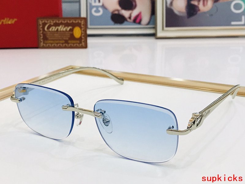 Lifestyle view of Cartier unisex sunglasses