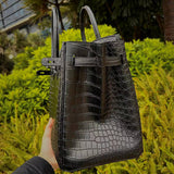 Understated handbag styled for everyday wear