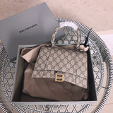 Side profile of signature refined women's handbag – women's premium purse