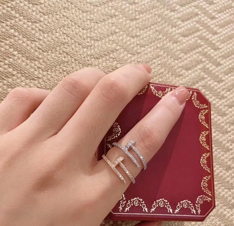 Angled view of Cartier unisex jewelry piece