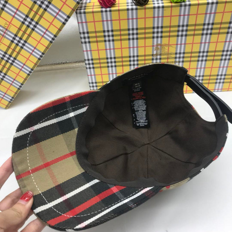 Full view of Burberry unisex cap