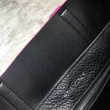 Chic Vegan Leather Handbag - Sleek Minimalist Lines | Women's Everyday Carry Handbag #922 - alternate angle view (image 8) of designer-inspired handbag