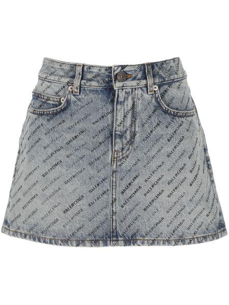 Balenciaga Skirts? BALENCIAGA Trendy Denim Mini Skirt Chic Everyday Designer Skirt