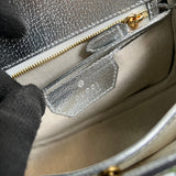 Side profile of refined sleek women's handbag – women's luxury handbag