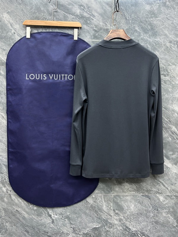 Side profile of Louis Vuitton luxury clothing with streetwear-inspired cut