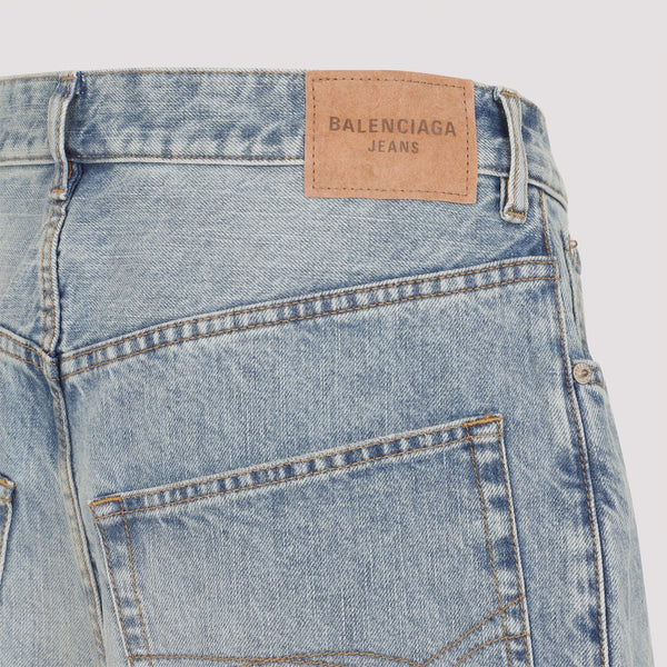Balenciaga Jeans? BALENCIAGA Baggy Fit Unisex Denim Jeans Classic Everyday Designer Jeans