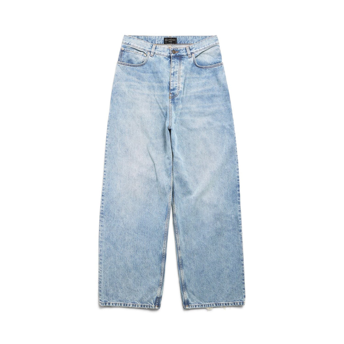 Balenciaga Jeans? BALENCIAGA Baggy Fit Unisex Denim Jeans Classic Everyday Designer Jeans