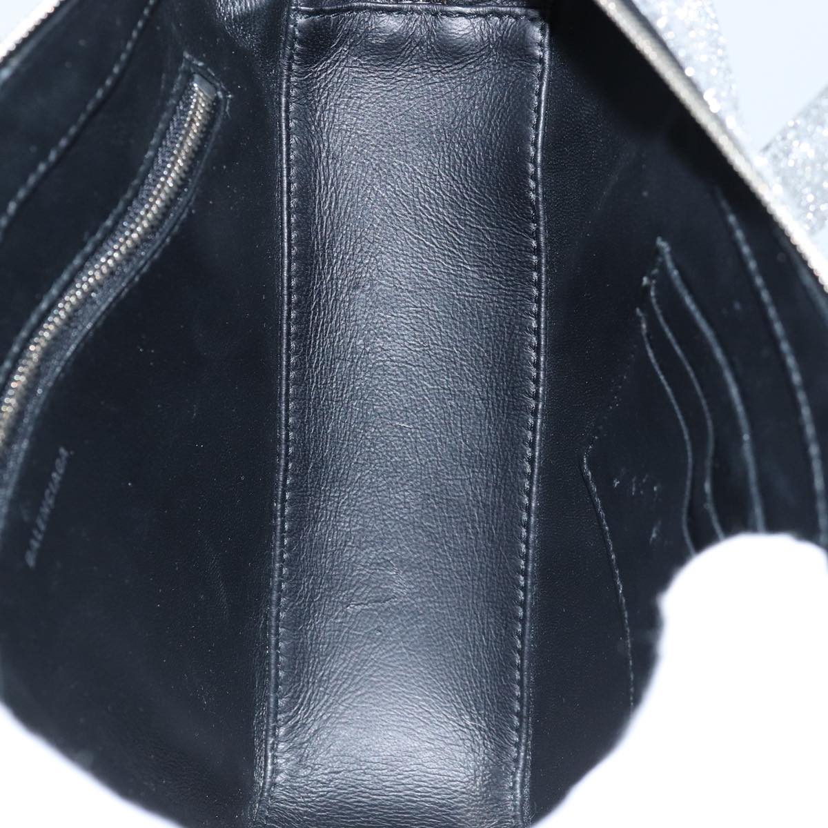 Balenciaga Triangle Duffle XS Hand Bag Leather 2way Silver 531048 | Designer Luxury Handbag