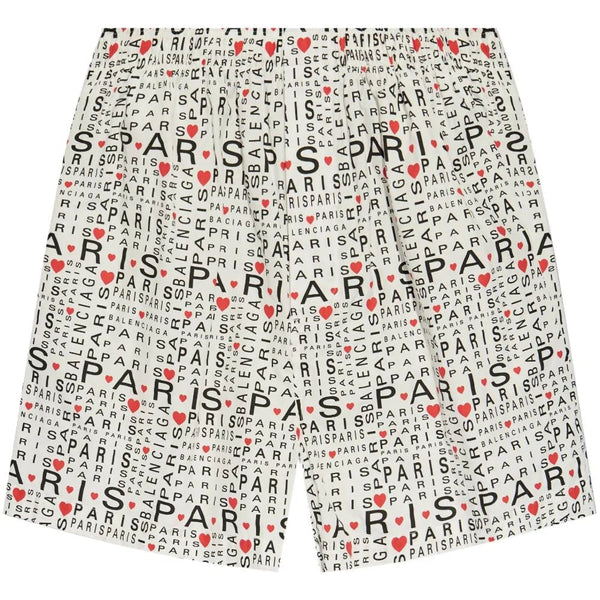 Balenciaga Pants? BALENCIAGA Men's Mini Pyjama Shorts for SS25 Tailored Everyday Designer Pants