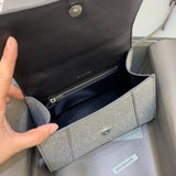 Sleek Faux Leather Handbag - Understated Luxury Look | Women's Everyday Carry Handbag #543 - alternate angle view (image 8) of designer-inspired handbag