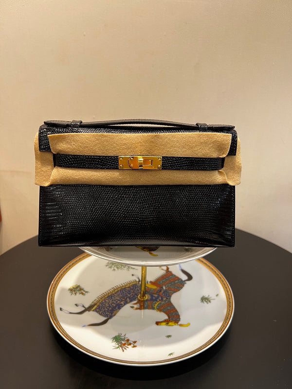 Statement bag shown from front angle