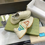 Gucci sneakers detailed view showing premium designer craftsmanship