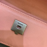 Sleek Premium PU Leather Handbag - Refined Silhouette | Women's Premium Handbag #423 - styled full view (image 7) of designer-inspired handbag
