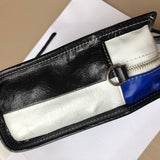 Refined Faux Leather Handbag - Sleek Minimalist Lines | Women's Luxury Handbag #935 - hardware and detail close-up (image 5) of designer-inspired handbag