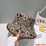 Close-up detail view of Louis Vuitton unisex cap