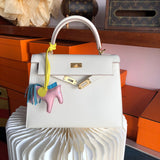 Close-up detail of graceful bag design