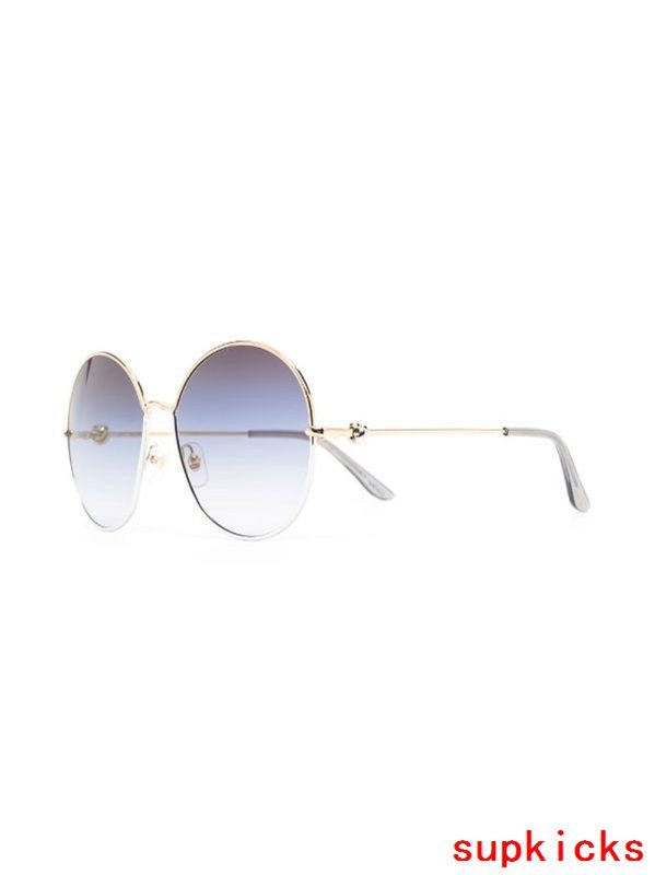 Close-up detail view of Cartier unisex sunglasses