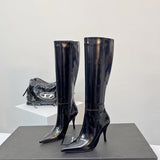 Saint Laurent designer shoes full view