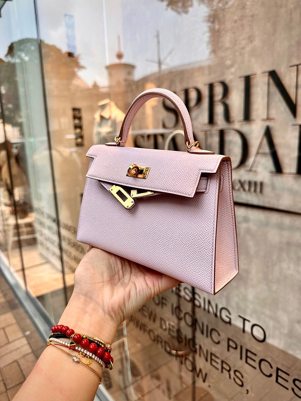Sculpted bag shown from front angle