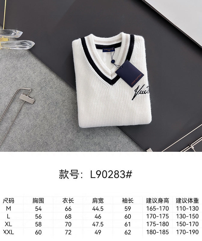 Close-up detail shot of Louis Vuitton luxury clothing with streetwear-inspired cut