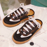 Louis Vuitton shoes Style 327 - close-up of iconic logo design (alternate angle)