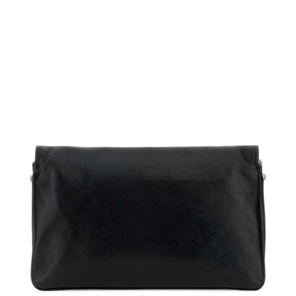 Balenciaga Bags? BALENCIAGA Smooth Grain Adjustable Handbag with Chain-Link Shoulder Strap Elegant Everyday Designer Handbag