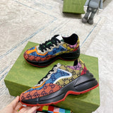 Gucci clean off-white luxury sneakers view 5 chunky sole construction