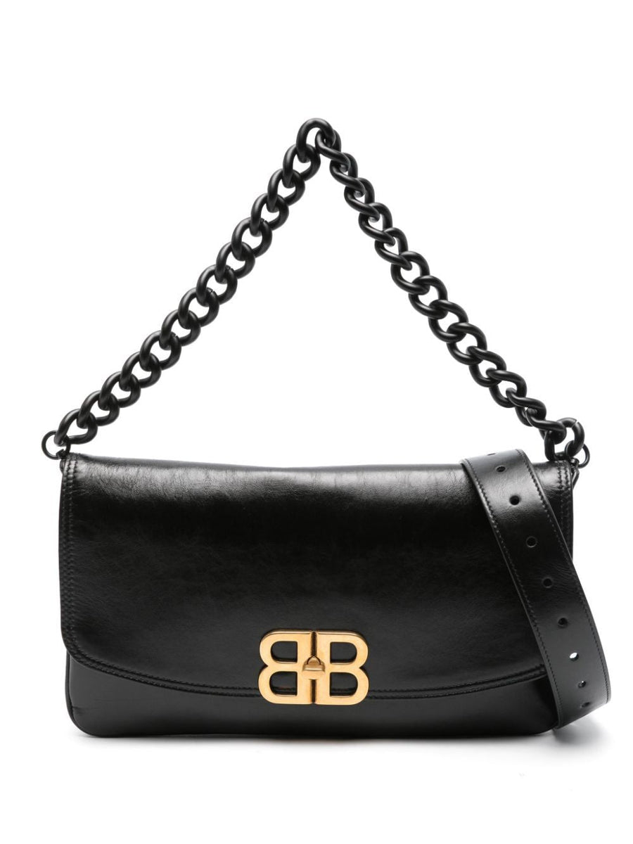 Balenciaga Bags? BALENCIAGA Soft Large Flap Handbag with Adjustable Strap (29.9cm) Luxury Designer Leather Handbag