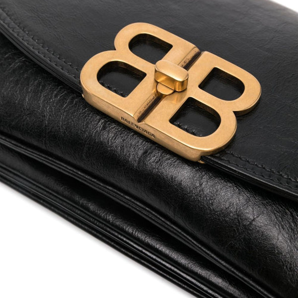 Balenciaga Bags? BALENCIAGA Mini BB Flap Leather Handbag Luxury Designer Leather Handbag