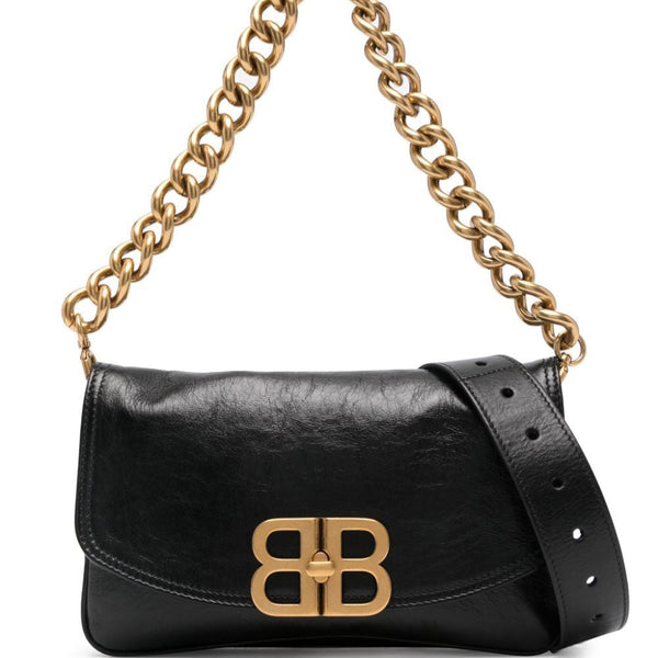 Balenciaga Bags? BALENCIAGA Mini BB Flap Leather Handbag Luxury Designer Leather Handbag