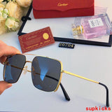 Angled view of Cartier unisex sunglasses