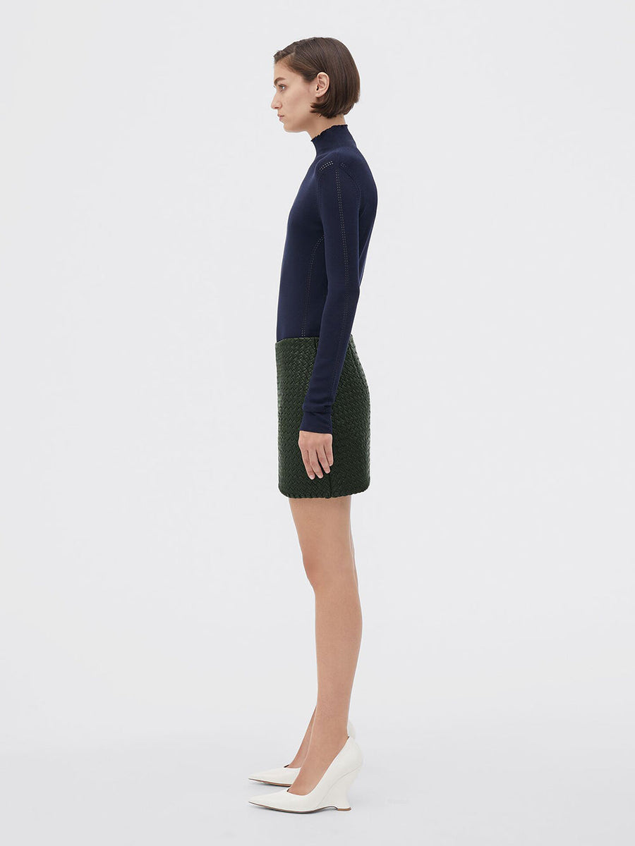 Bottega Veneta Accessories? Bottega Veneta Women Gonna Pelle Luxury Designer Fashion Accessory