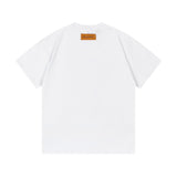 Side profile of Louis Vuitton cotton t-shirt with contemporary cut
